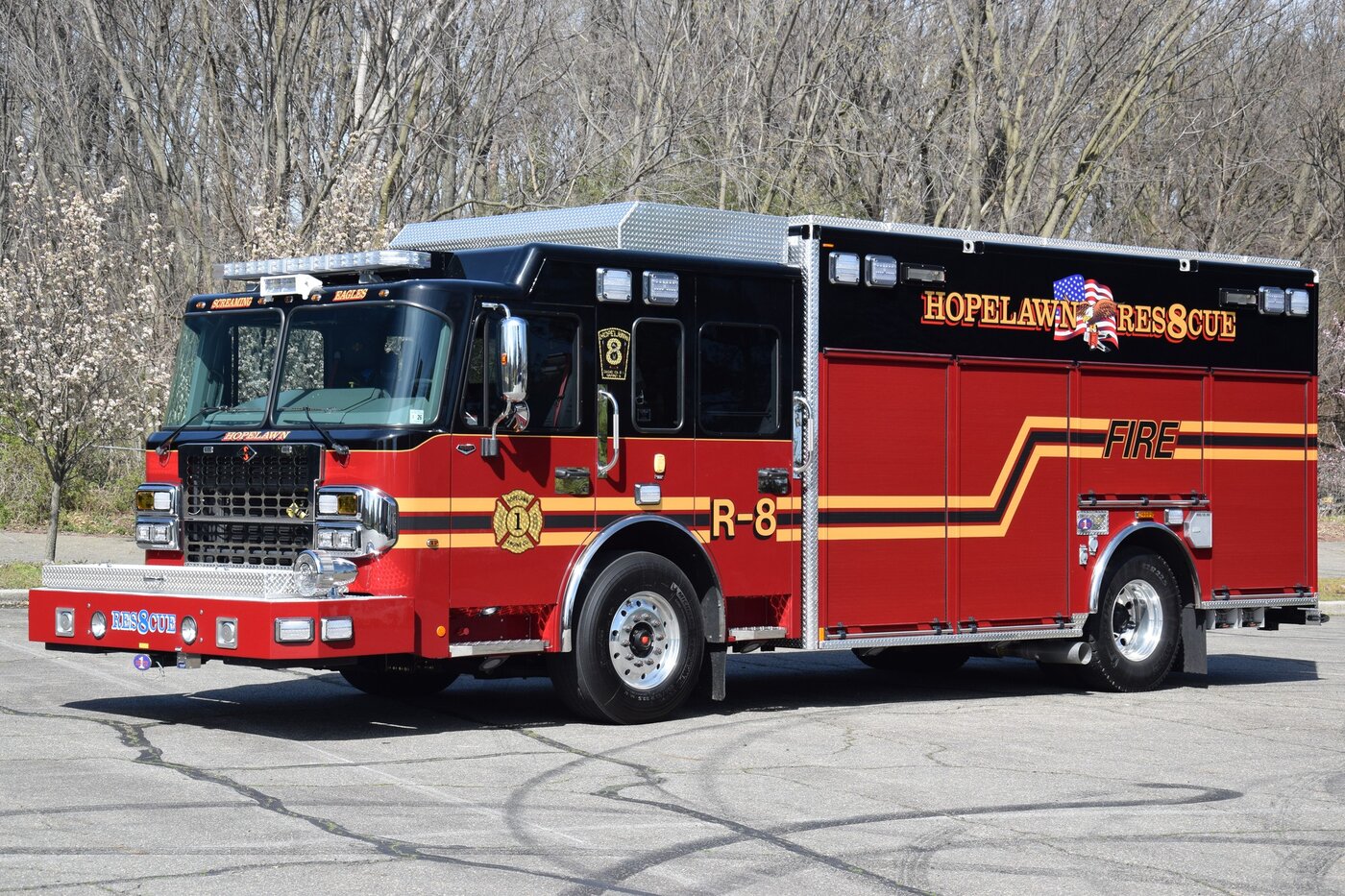 Hopelawn Rescue 8 Fire Truck